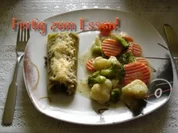 Kräuterlachs im Lasagneblatt - Rezept