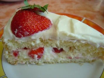 Erdbeer-Torten-Blitz... ohne Sahne, sehr lecker!!! - Rezept - Bild Nr. 2