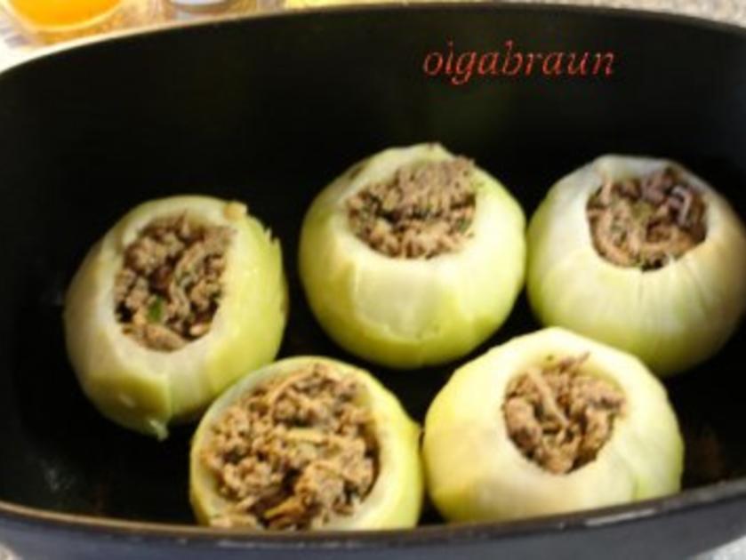 Gefüllte Kohlrabi - einfach - 45 kcal/100g Gefüllte Kohlrabi - einfach - 45 kcal/100g