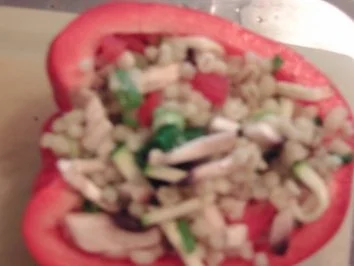 Gefüllte Paprika mit Perlgraupen - Rezept - Bild Nr. 4