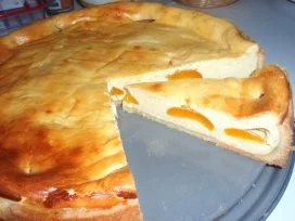 Kuchen: Käsekuchen mit Aprikosen - Rezept