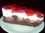 Erdbeer-Rhabarber-Torte - Rezept