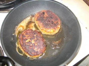 Gemüse – Hacksteak a’la Meyer auf Wildkräuterspinat - Rezept - Bild Nr. 3