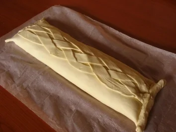 herzhafter Blätterteigstrudel oder Hörnchen - Rezept