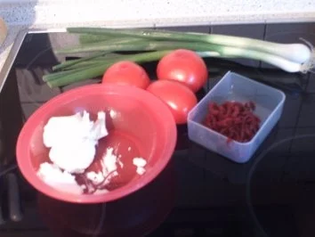 Tomaten-Frischkäse-Dip - Rezept