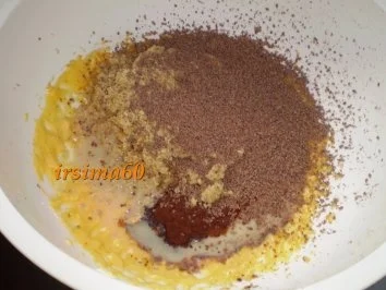 Rezept: Mini Kuppeltorte mit Schokosahne und Birnen Bild Nr. 5 Mini Kuppeltorte mit Schokosahne und Birnen - Rezept - Bild Nr. 5