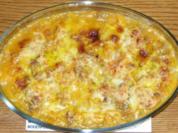 Auflauf herzhaft - Hackfleisch-Auflauf süss-sauer-pikant - Rezept