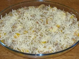 Rezept: Auflauf herzhaft - Hackfleisch-Auflauf süss-sauer-pikant Bild Nr. 4 Auflauf herzhaft - Hackfleisch-Auflauf süss-sauer-pikant - Rezept - Bild Nr. 4