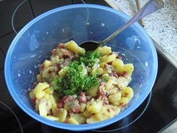 Speck-Kartoffelsalat - Rezept