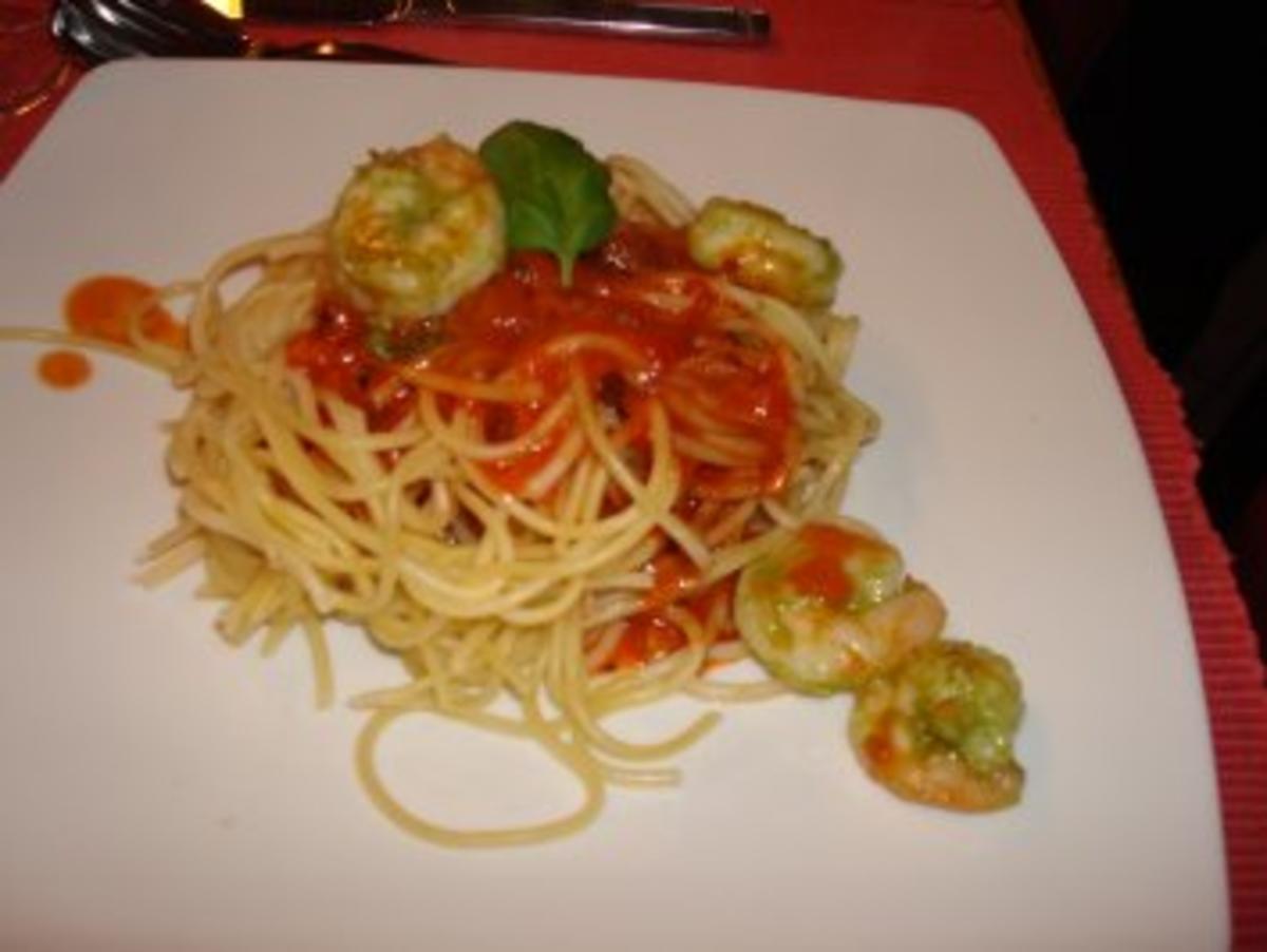 Spaghetti Scampi - Rezept