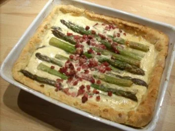 Spargel-Quiche - Rezept