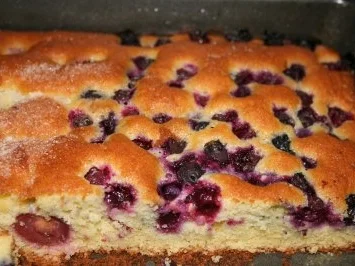 Rezept: Heidelbeerkuchen Bild Nr. 2 Heidelbeerkuchen - Rezept - Bild Nr. 2