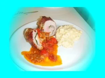 Manchego Kalbsröllchen auf Cocktail-Tomaten - Rezept - Bild Nr. 2