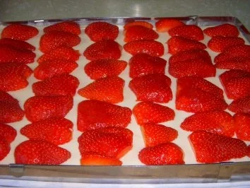 Rezept: HOLUNDER-SCHNITTEN MIT ERDBEEREN Bild Nr. 3 HOLUNDER-SCHNITTEN MIT ERDBEEREN - Rezept - Bild Nr. 3