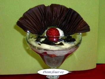 Schwarzwälderdessert mit  Erdbeeren 3. Gang - Rezept - Bild Nr. 4