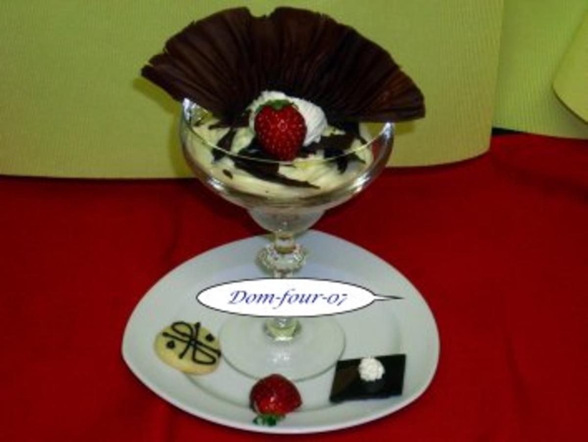 Schwarzwälderdessert mit  Erdbeeren 3. Gang - Rezept - Bild Nr. 5