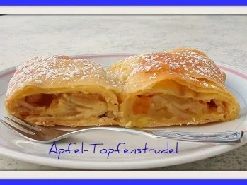 Rezept: Topfen - Apfelstrudel Topfen - Apfelstrudel - Rezept