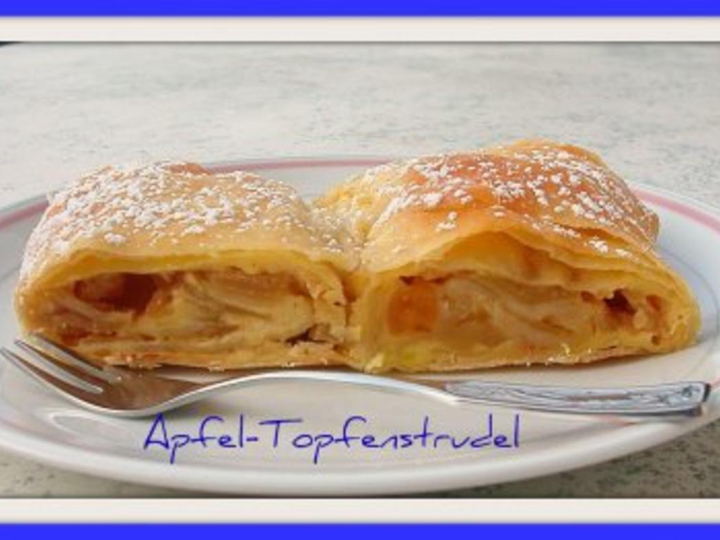 Apfelstrudel mit Quark Öl Teig und Topfen Rezepte - kochbar.de