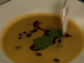 Asiatische Schaumsuppe aus Cucurbita und Ingwer - Rezept