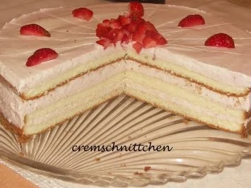 Erdbeer - Sahne - Torte - Rezept