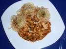 Champignon-Putengeschnetzeltes mit Spaghetti - Rezept