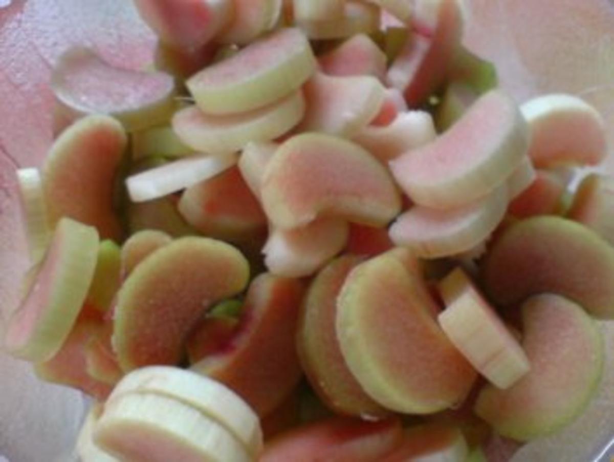 Apfel-Rhabarber-Kompott mit Vanillepudding - Rezept - Bild Nr. 5