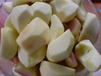 Apfel-Rhabarber-Kompott mit Vanillepudding - Rezept - Bild Nr. 6