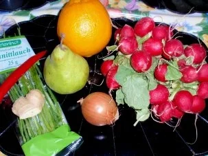 Radischen-Birnensalat - Rezept - Bild Nr. 2