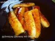 Gebratene Bananen mit Sherry - Rezept