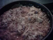 Sauerkrauthackfleischpfanne - Rezept