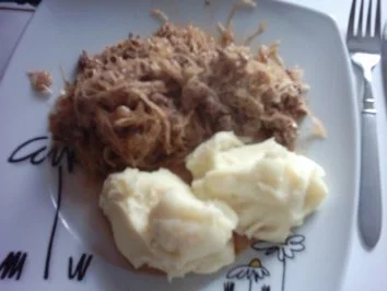 Rezept: Sauerkrauthackfleischpfanne Bild Nr. 5 Sauerkrauthackfleischpfanne - Rezept - Bild Nr. 5