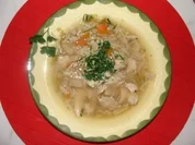 Rezept: Geflรผgel : -Poularde gekocht, und geschmort- Geflรผgel : -Poularde gekocht, und geschmort- - Rezept