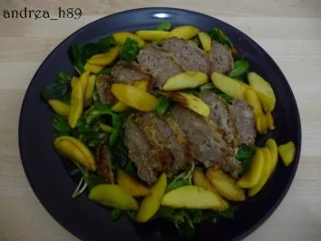 Vogerlsalat mit Faschiertem und Äpfeln - Rezept - Bild Nr. 6