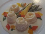 Schollenröllchen mit Paprikagemüse - Rezept