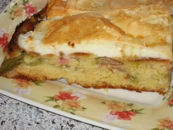 Rezept: Kuchen - Jetzt kommt Rhabarbera Kuchen - Jetzt kommt Rhabarbera - Rezept