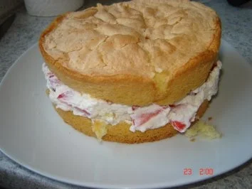 Mini Erdbeer-Bananen Torte - Rezept - Bild Nr. 5