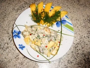 Exotischer Heringssalat - Rezept