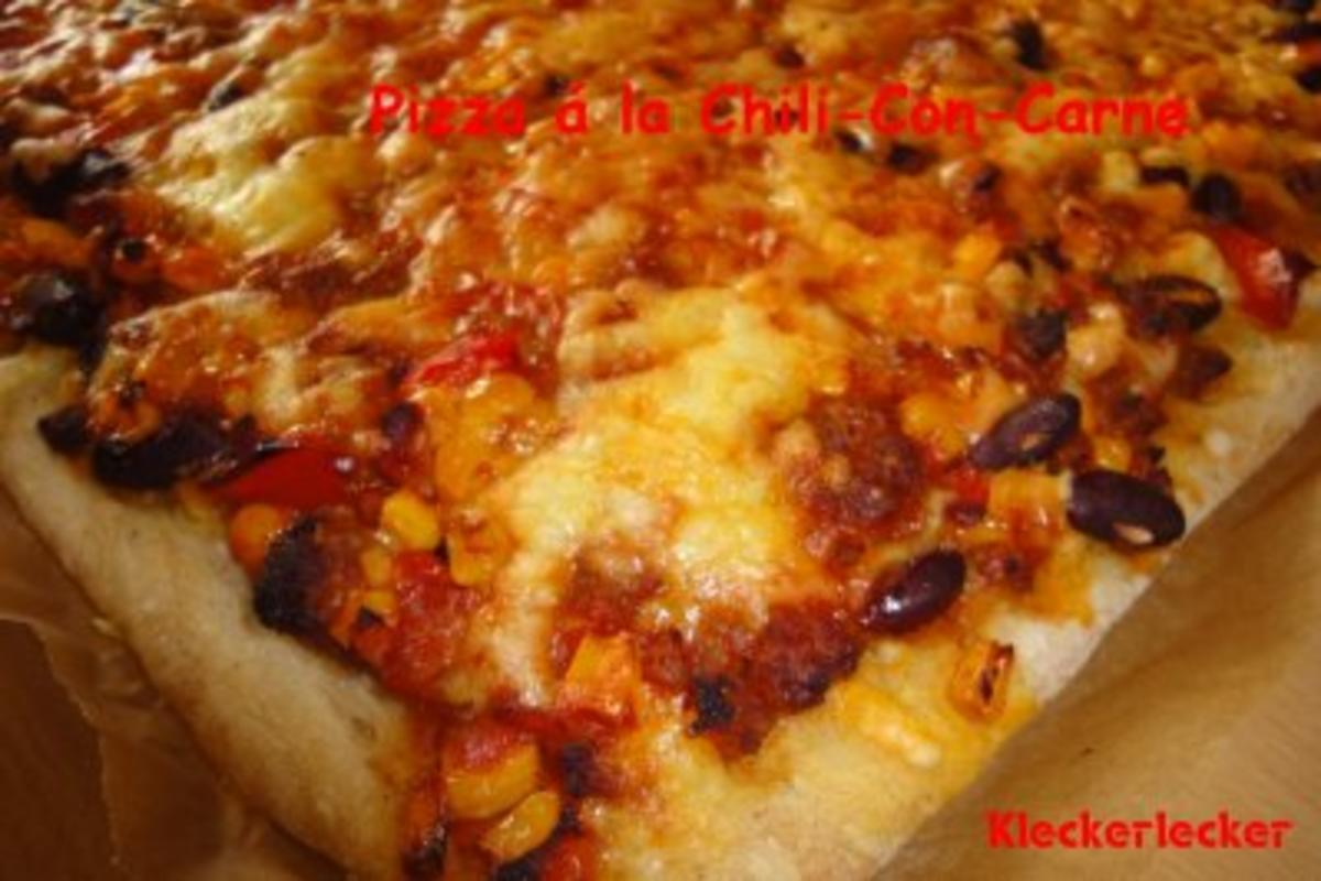 Pizza á la Chili-Con-Carne - Rezept