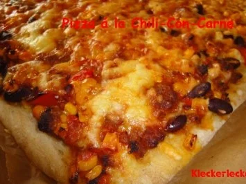 Pizza á la Chili-Con-Carne - Rezept