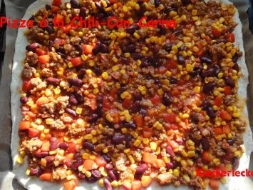 Pizza á la Chili-Con-Carne - Rezept - Bild Nr. 5