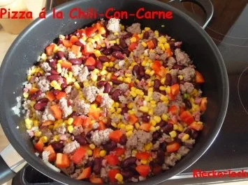 Pizza á la Chili-Con-Carne - Rezept - Bild Nr. 3