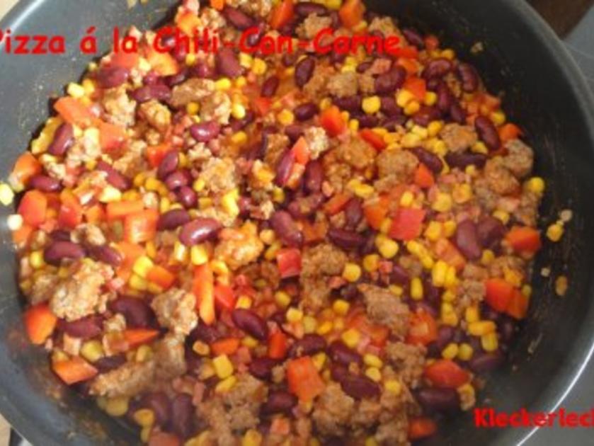 Pizza á la Chili Con Carne - einfach - 497 kcal/100g