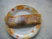 Pfannkuchen mit Erdbeersahne - Rezept
