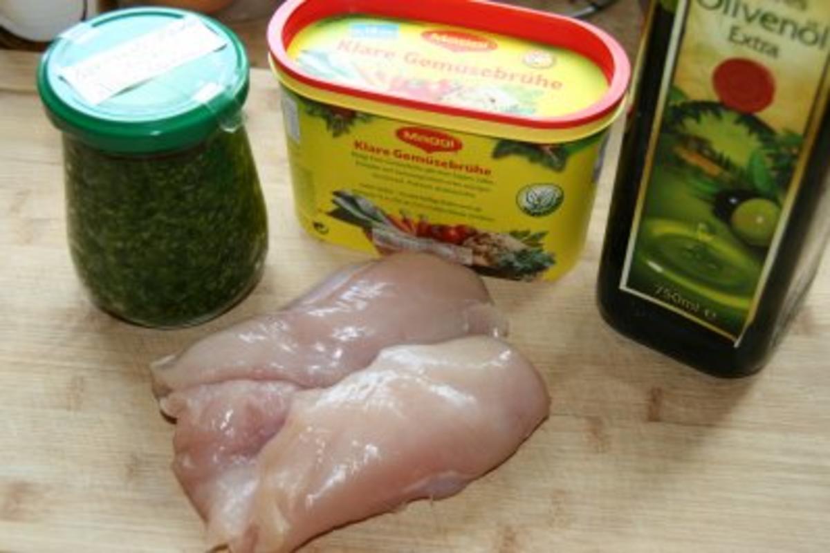 Huhn: Hähnchenröllchen mit Bärlauch-Pesto - Rezept - Bild Nr. 2