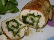Huhn: Hähnchenröllchen mit Bärlauch-Pesto - Rezept