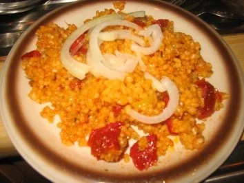 Beilage: Scharfer Tomatenreis - Rezept