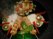 Schnelle Garnelenspieße - Rezept