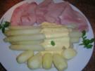 Spargel, Schinken und selbstgemachte Sauce Hollandaise -klassisch-meine 1952 Variante - Rezept