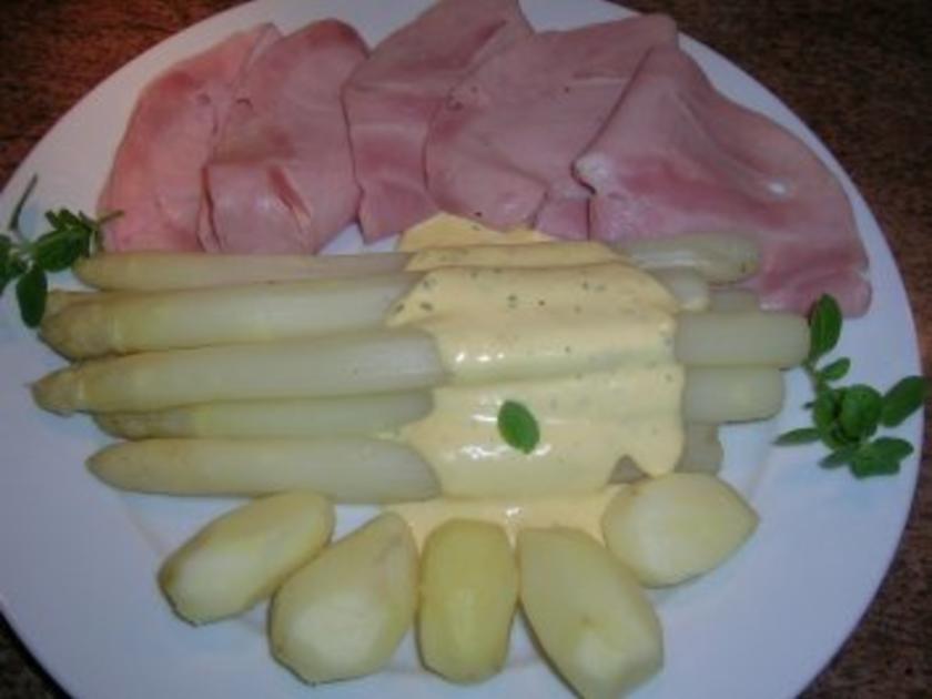 Spargel, Schinken und selbstgemachte Sauce Hollandaise klassischmeine