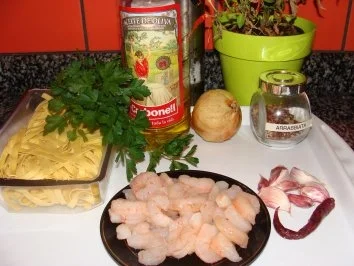 Nudeln : -Pasta mit Garnelen- - Rezept - Bild Nr. 3